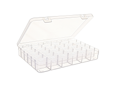 Hipaş Plastik - 36 Bölmeli Kapaklı Organizer Kutu - TK-5049