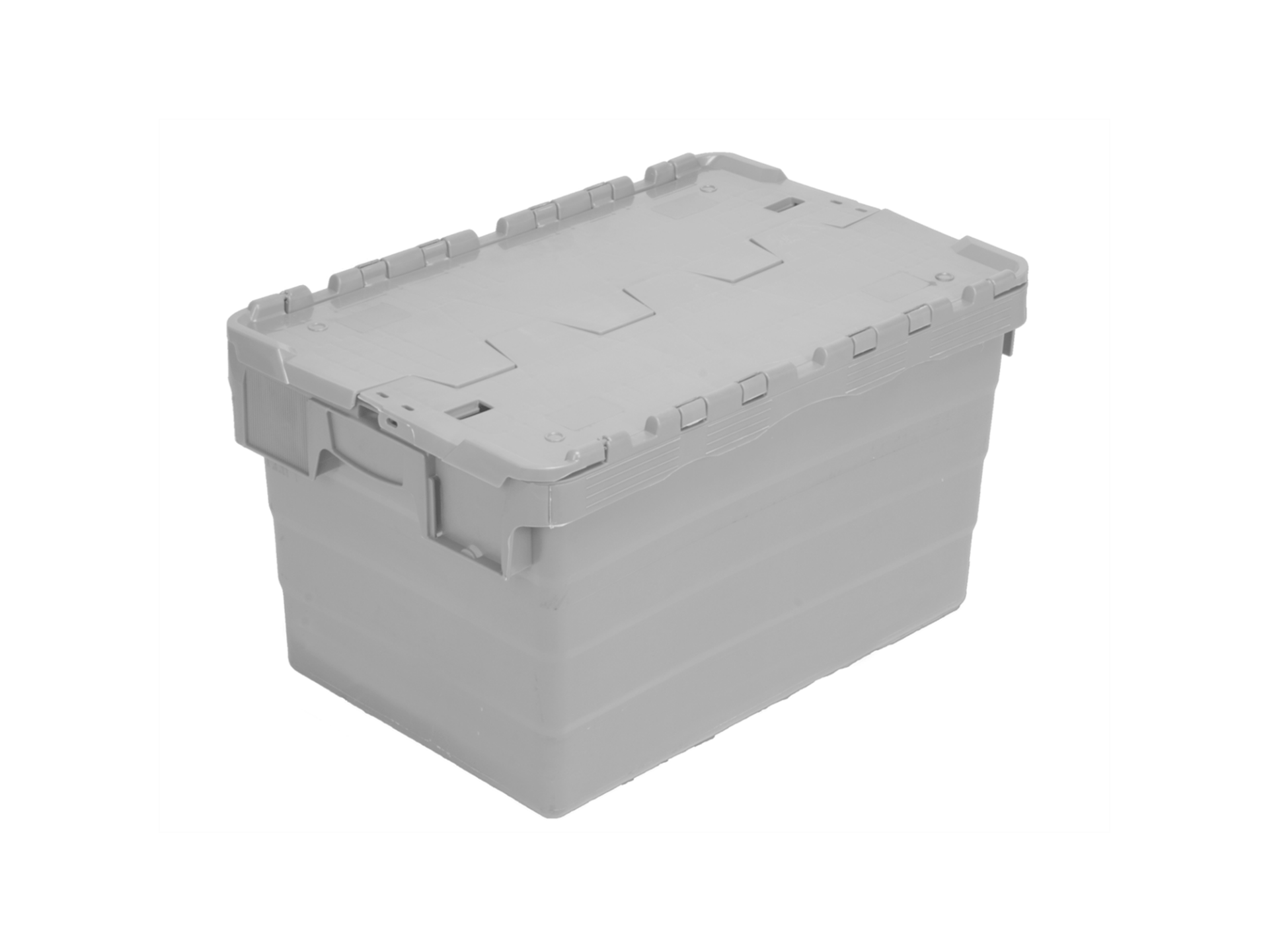 Abox Plastik - Kapaklı Konik Kasa - HP-6432-MK